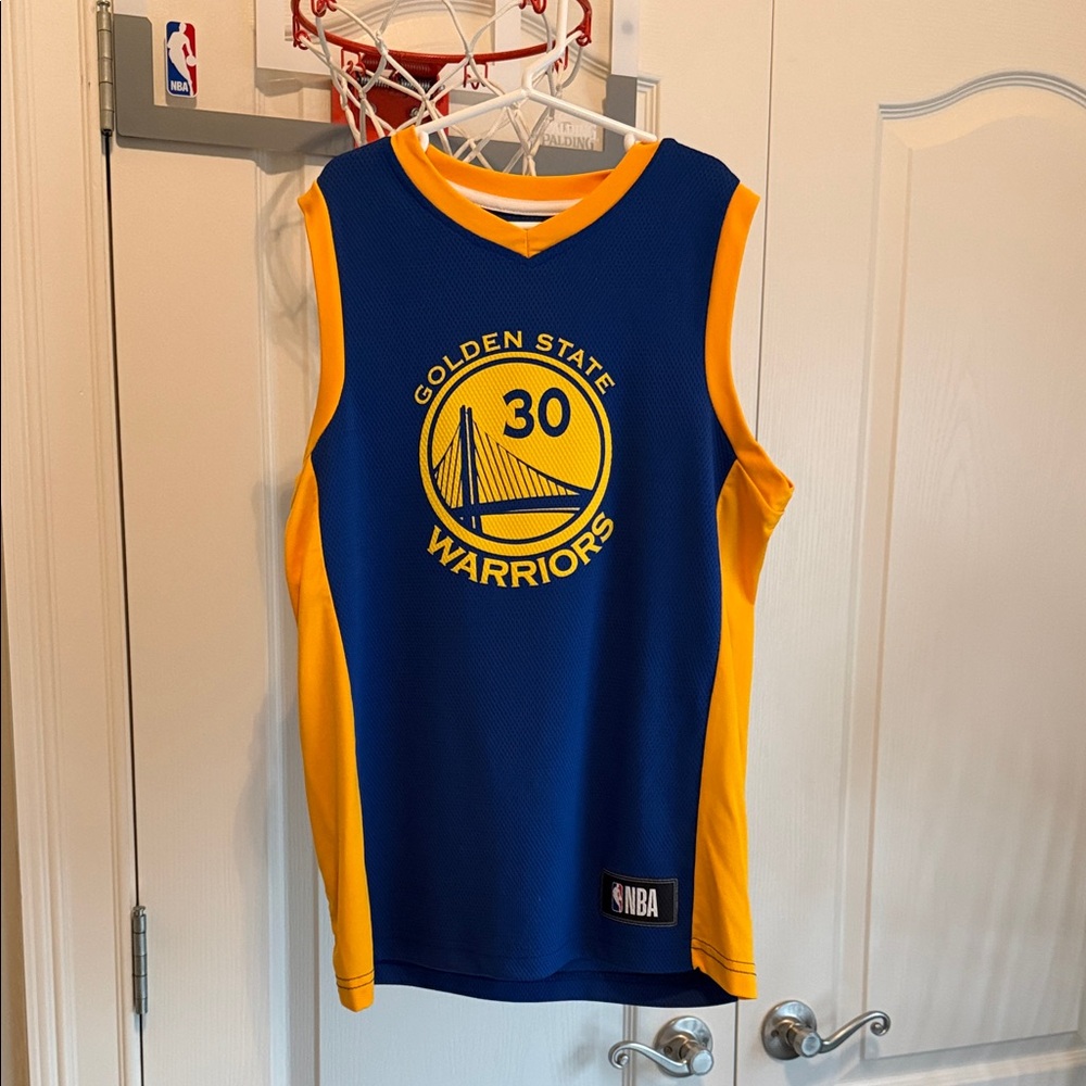 Golden State Warriors Kids Blue and Yellow Jersey